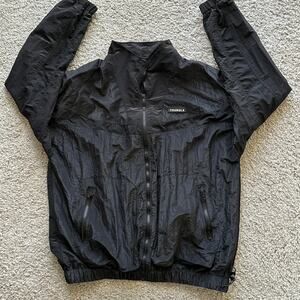 Men's YoungLACrinkleLightJacket with MeshLiner, XXL, Black, Pre-Owned-Excellent